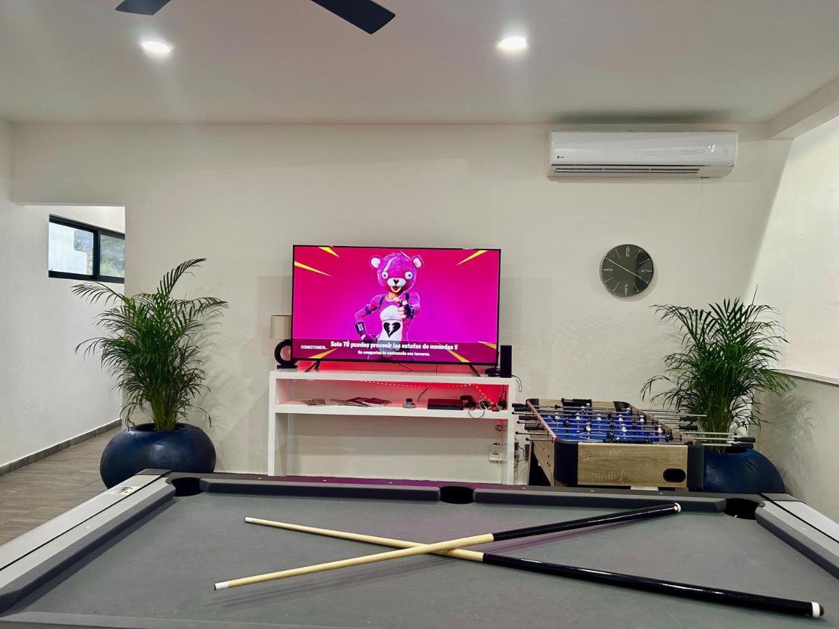 Villa Moderna Venus En Playacar 5 Min 5ta/playa 22 Pax